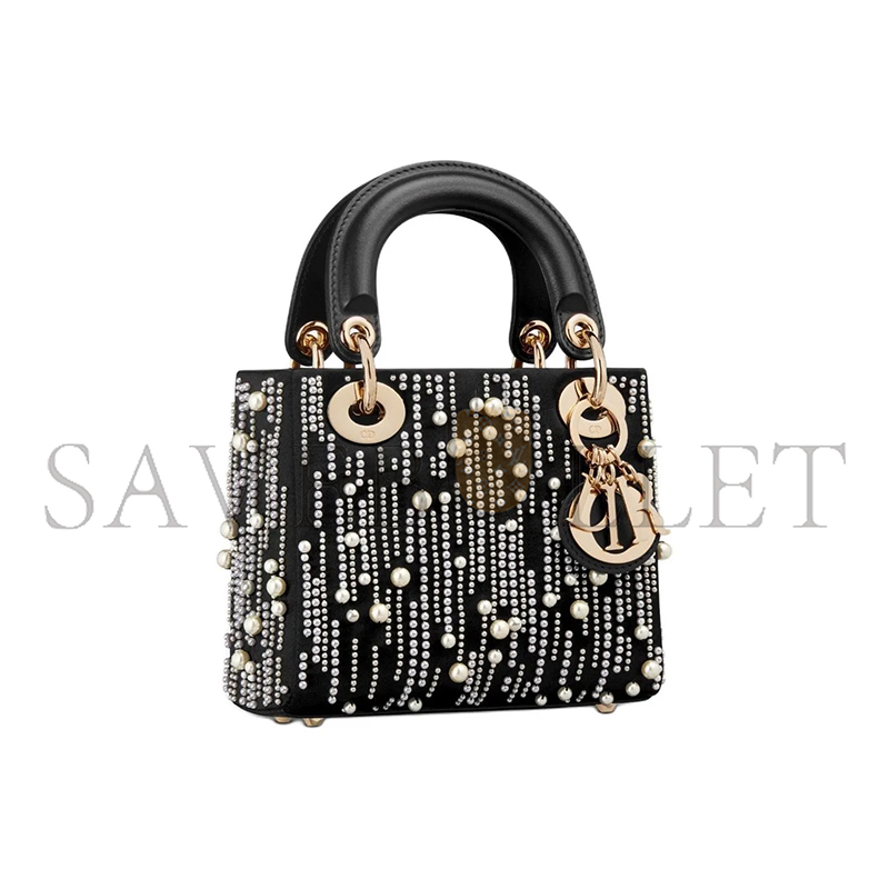 DIOR MINI LADY DIOR BAG M0505OIGR-M911 (17*15*7cm)